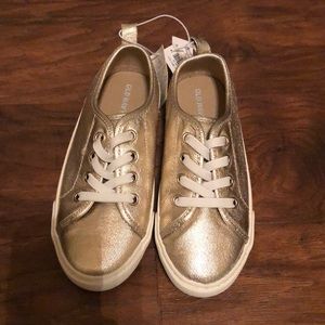 Metallic Gold Old Navy Shoes- kids